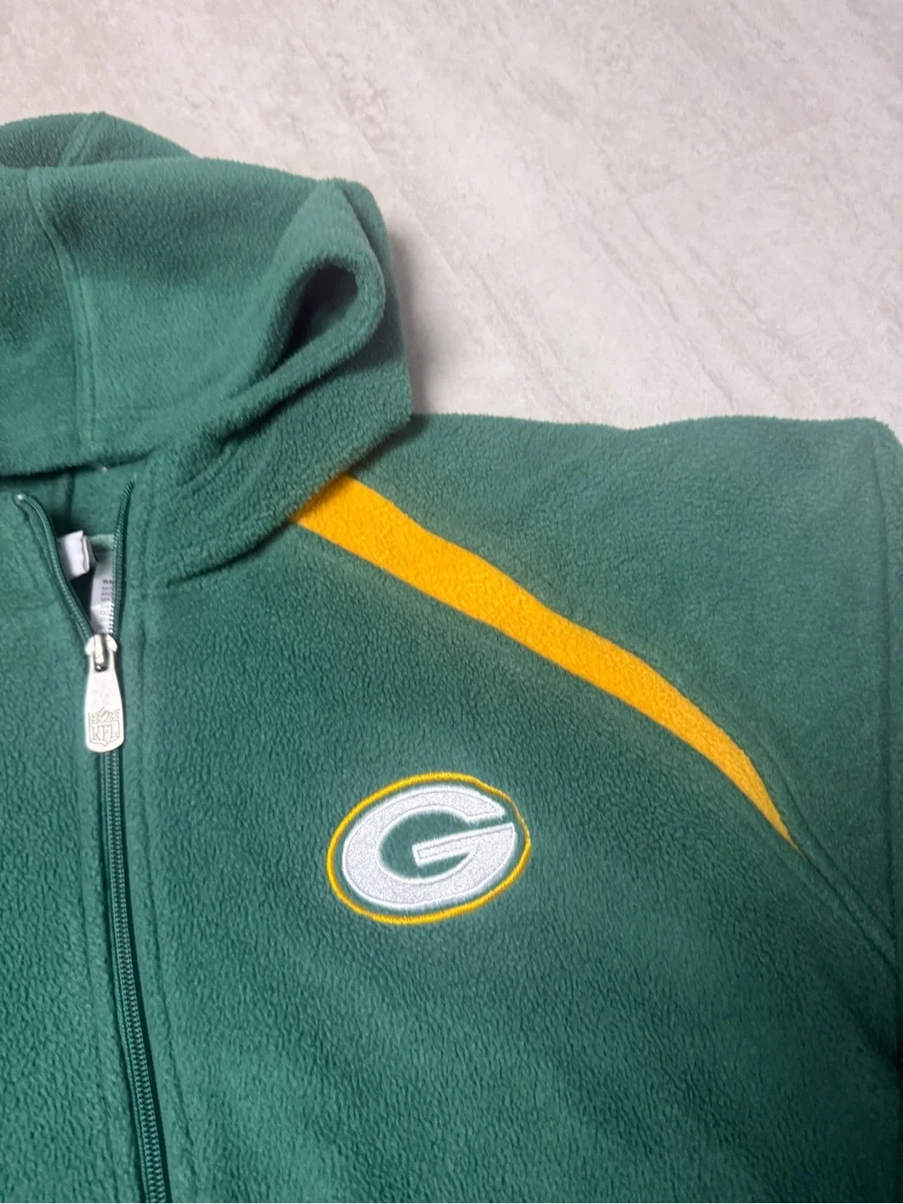 NFL Green Bay Packers fleece jacket zip up hoodie